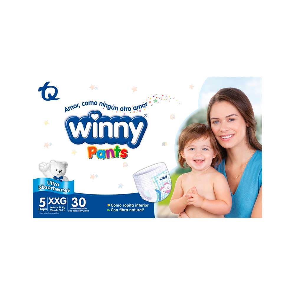 Pañal Winny Pants Etapa 5|Xxg Paquete X 30