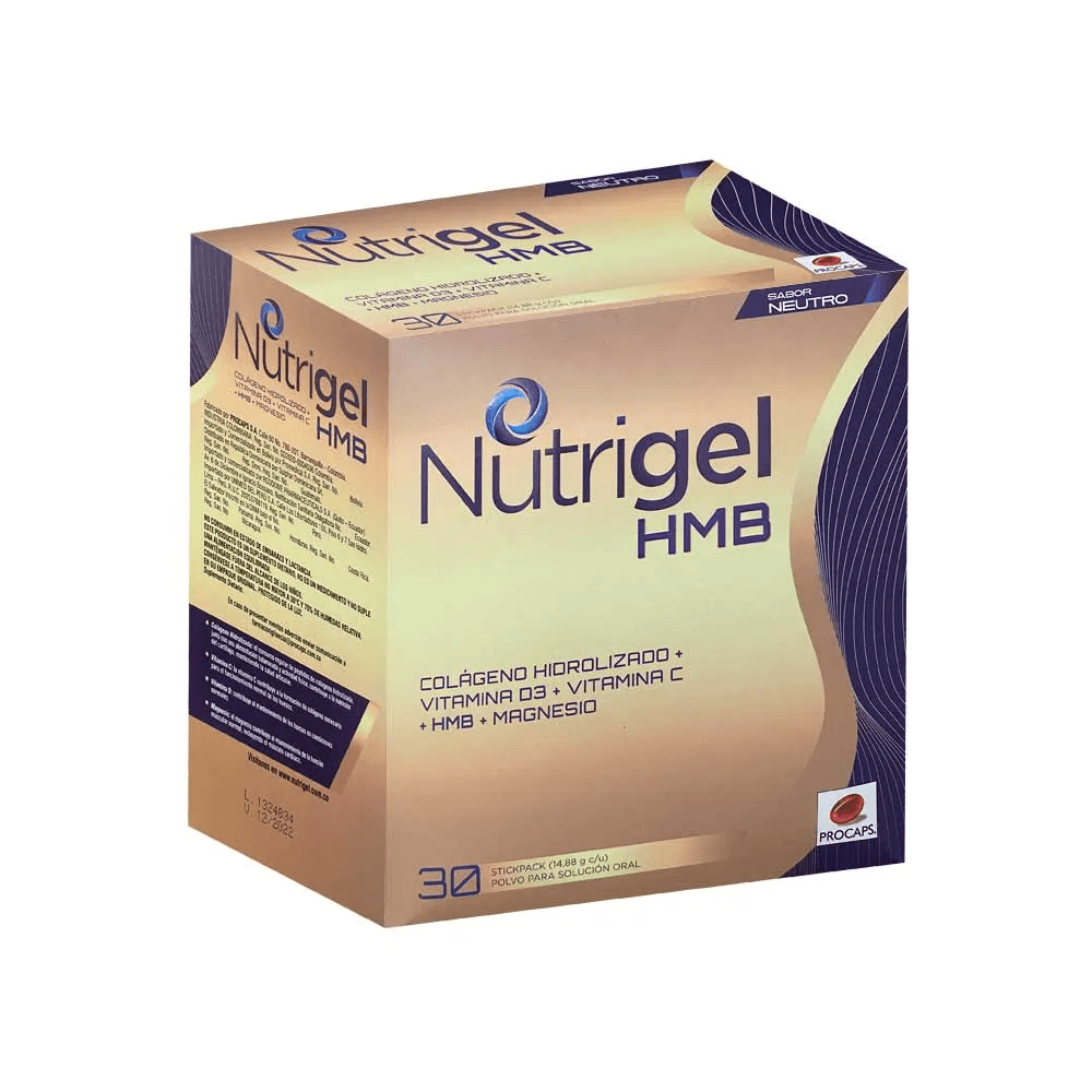 Nutrigel Polvo Solucion Oral Caja X 30Sobre X 14.88Gr Hmb Neutro