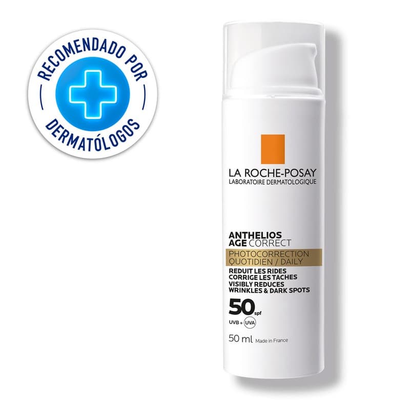 Protector Solar Facial Antiedad La Roche Posay Anthelios Age Correct Fps 50+ 50Ml