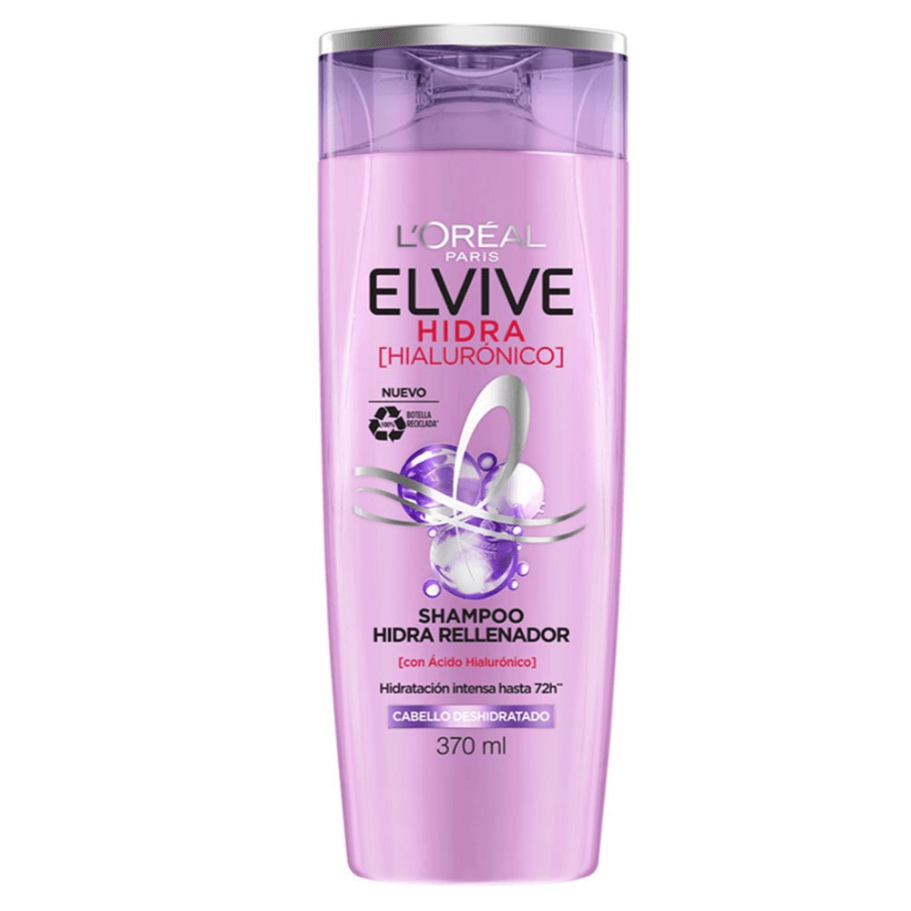 Shampoo Elvive L'Oreal Paris Glycolic Gloss Brillo Instantaneox 370 Ml