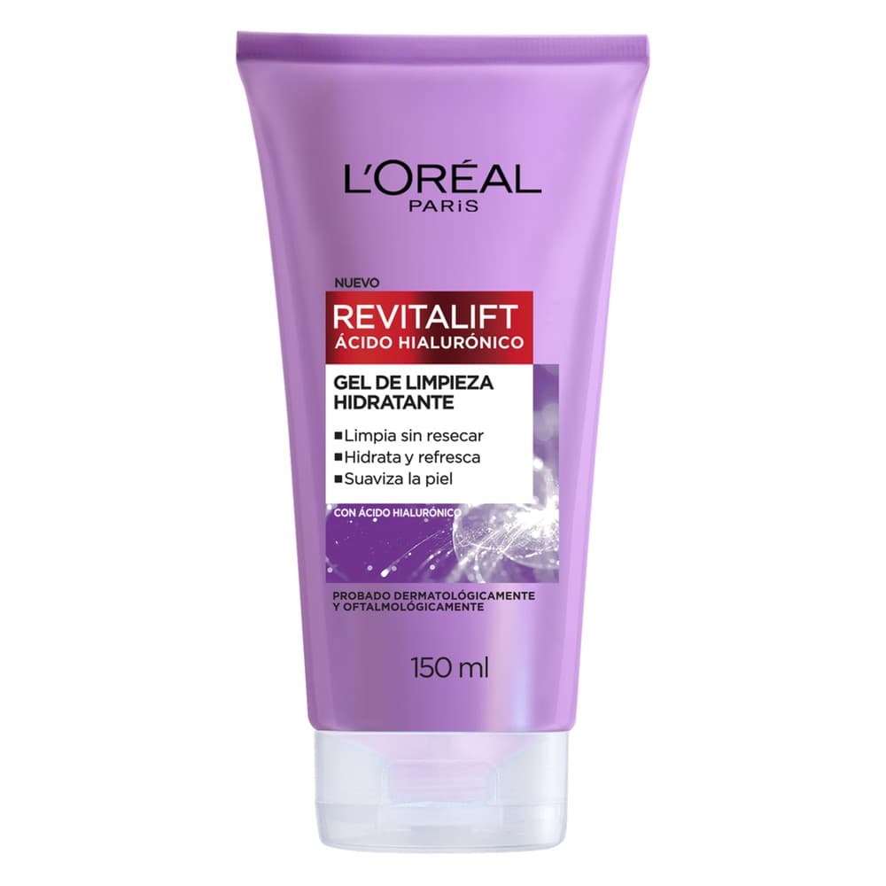 Gel Limpiador Hidratante L'Oréal París Ácido Hialurónico 150Ml