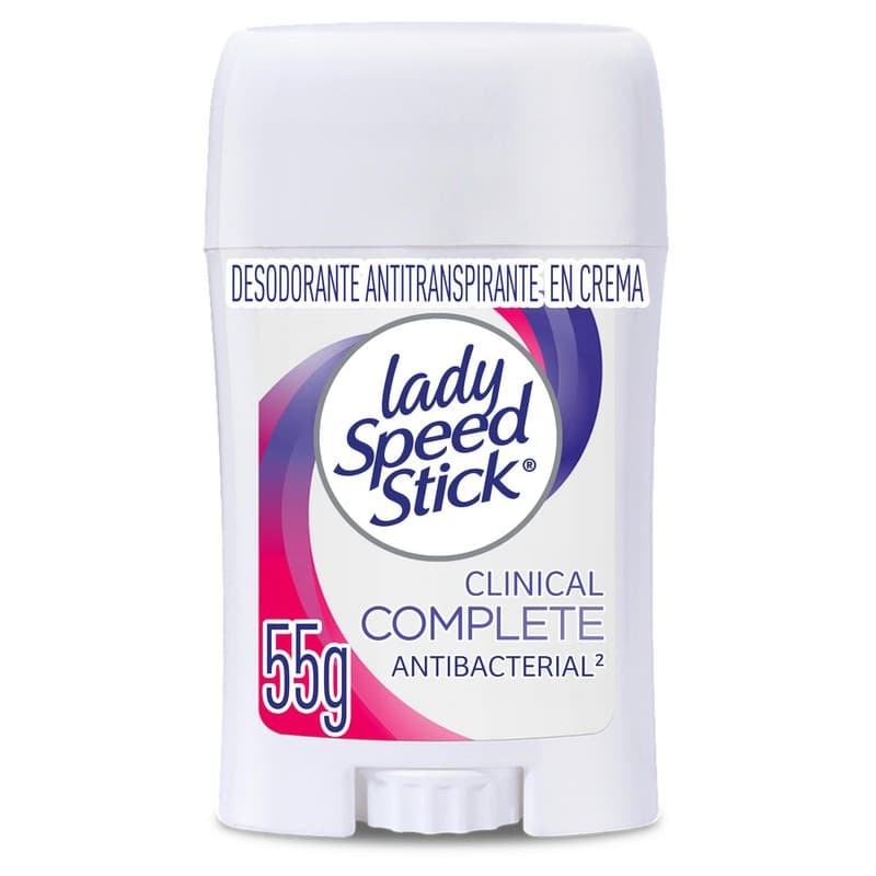Desodorante Mujer Lady Speed Stick Clinico Antibacterial 55G