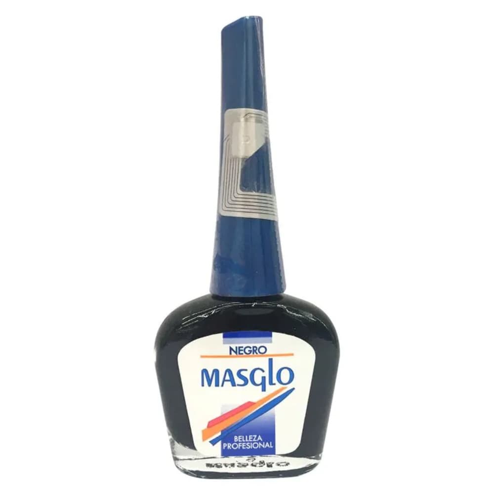 Esmalte Para Uñas Masglo Frasco Por 13.5Ml Negro
