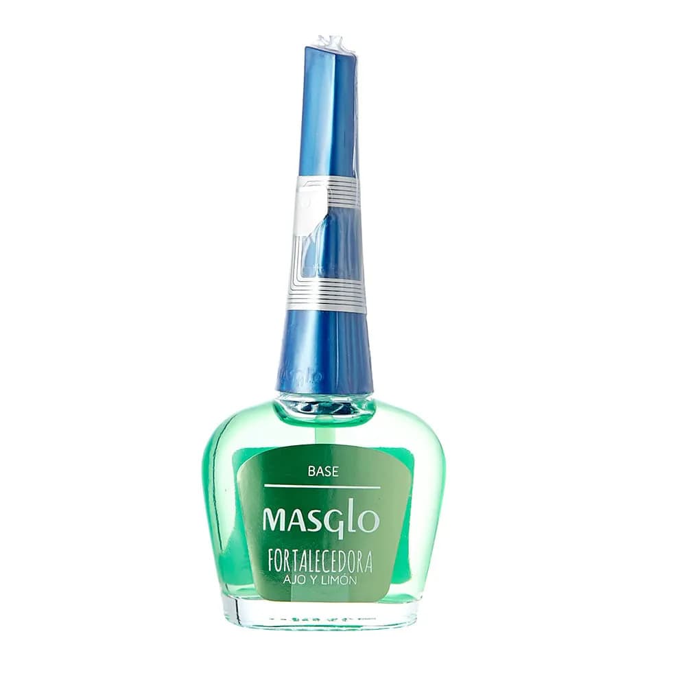 Base Fortalecedora Para Uñas Masglo Ajo Y Limon Frasco Por 13.5Ml