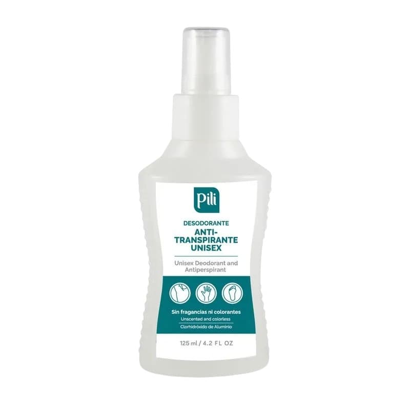 Desodorante Pili Antitranspirante Unisex Frasco Por 125Ml Spray