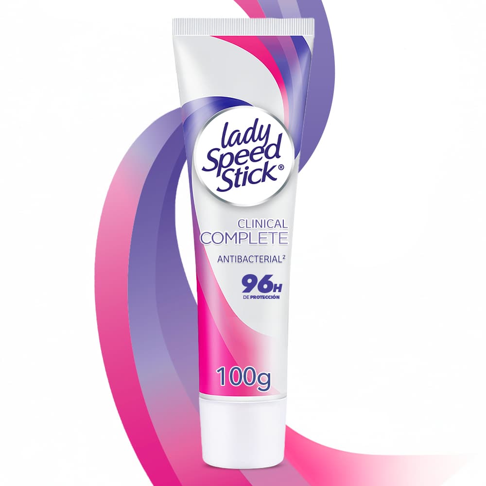 Desodorante Clinical Complete Lady Speed Stick Crema 72H Tubo X 100Gr