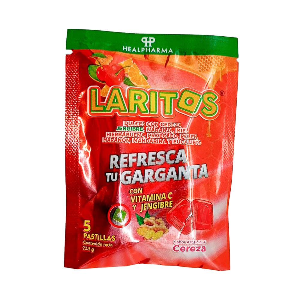 Laritos Cereza Sobre X 5 Pastillas X 22,5Gr