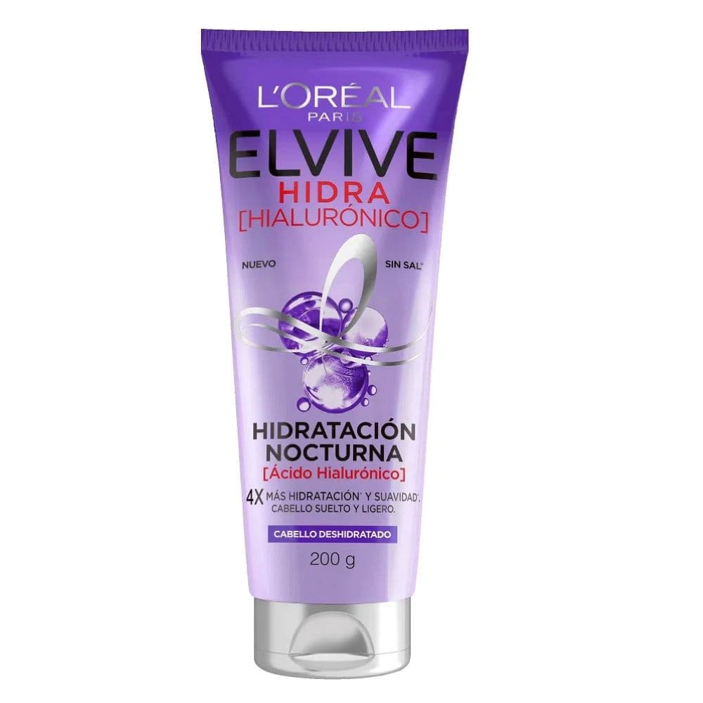 Tratamiento L'Oreal Paris Elvive Hidra Hialurónico Hidratación Nocturna