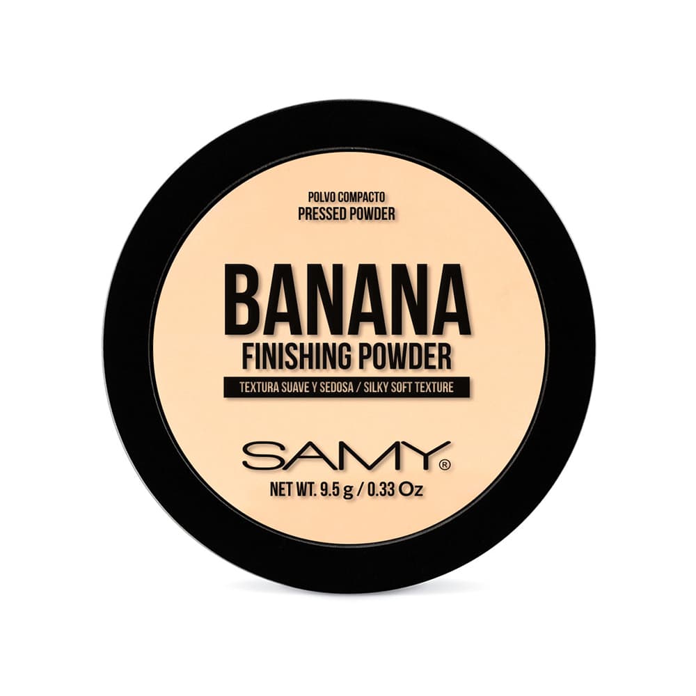 Polvo Compacto Samy Banana Lata Por 9.5Gr