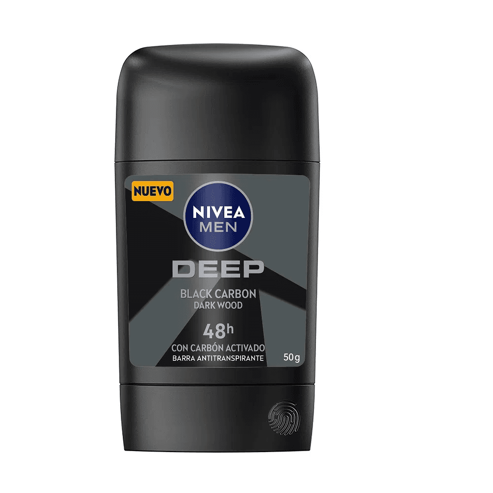 Desodorante Barra Nivea Deep Darkwood Hombre Barra 50 Ml