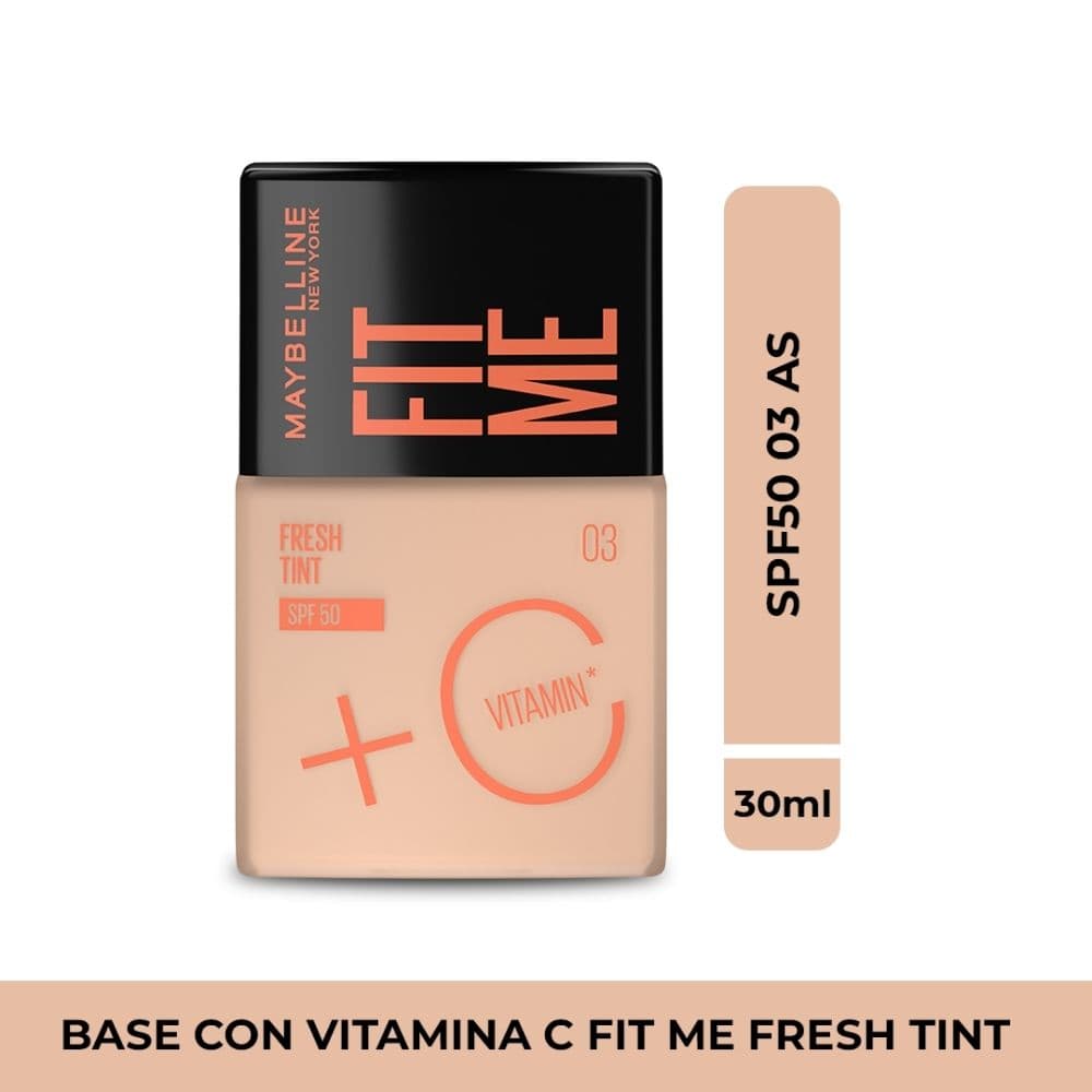 Base Líquida Maybelline Fit Me Fresh Tint 3 30 Ml