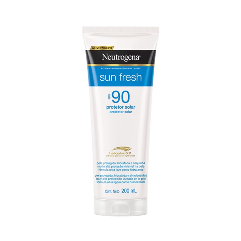 Protector Solar Sun Fresh Neutrogena Fps 90 Tubo X 200Ml