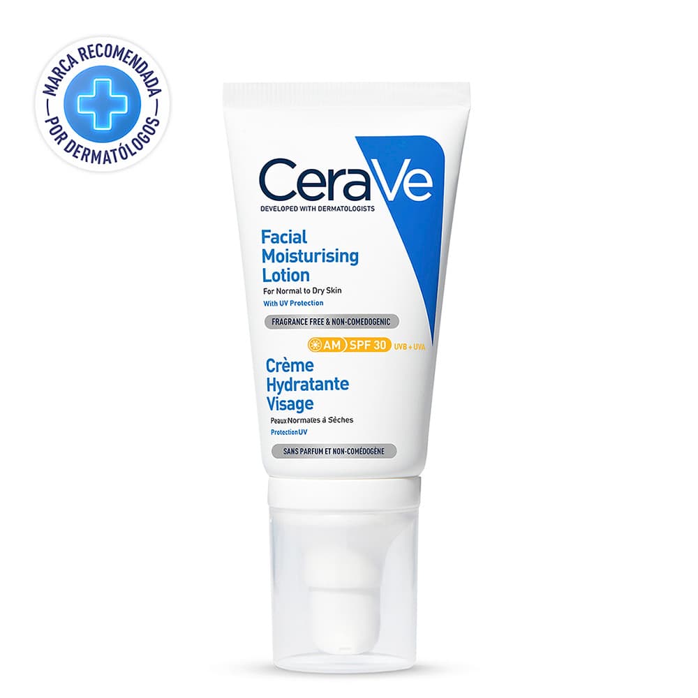Loción Hidratante De Rostro Am Spf30 Cerave 52  Para Piel Normal A Seca Ml
