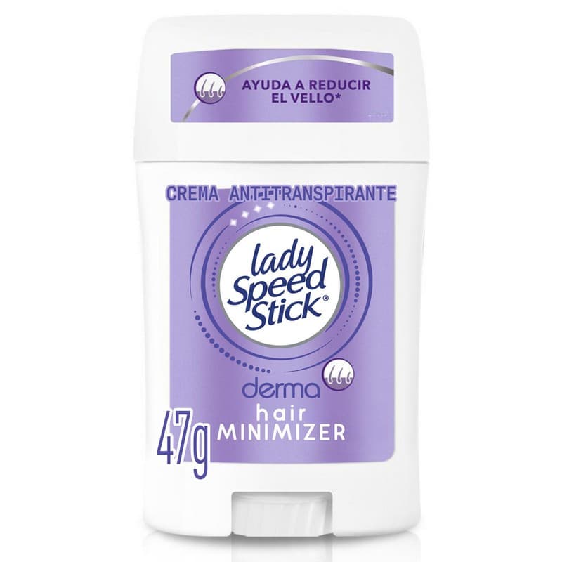 Desodorante En Crema Lady Speed Stick Hair Minimizer 48H Barra X 47Gr