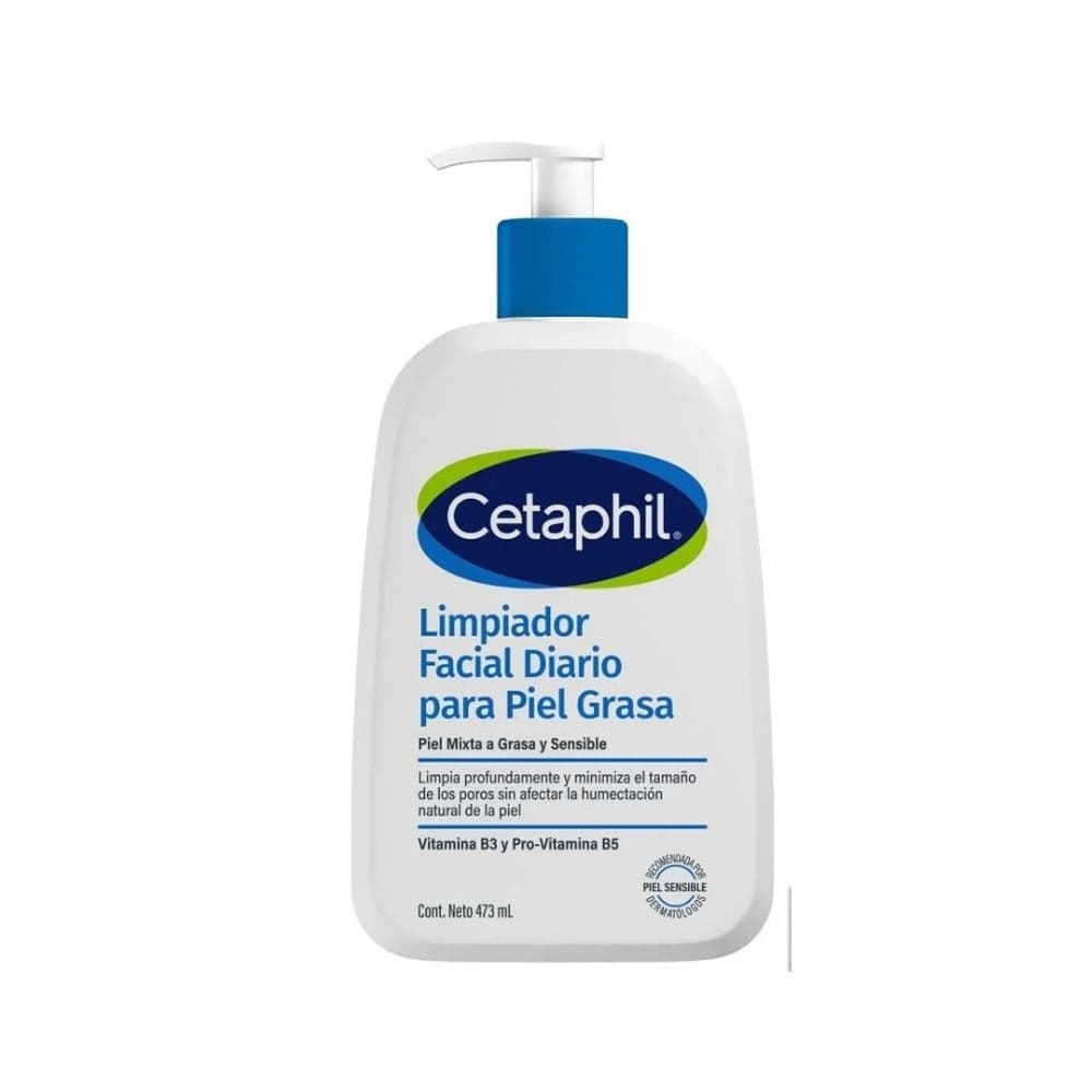 Limpiador Facial Para Piel Mixta A Grasa Cetaphil  473Ml
