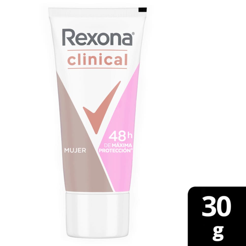 Desodorante Rexona Clinical Mujer Tubo Por 30Gr