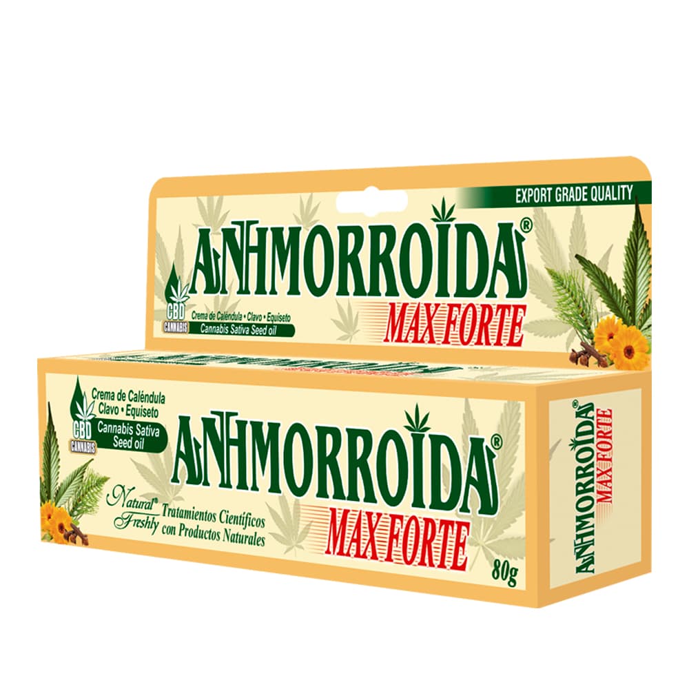 Crema Anhmorroida Max Forte Tubo Por 80Gr