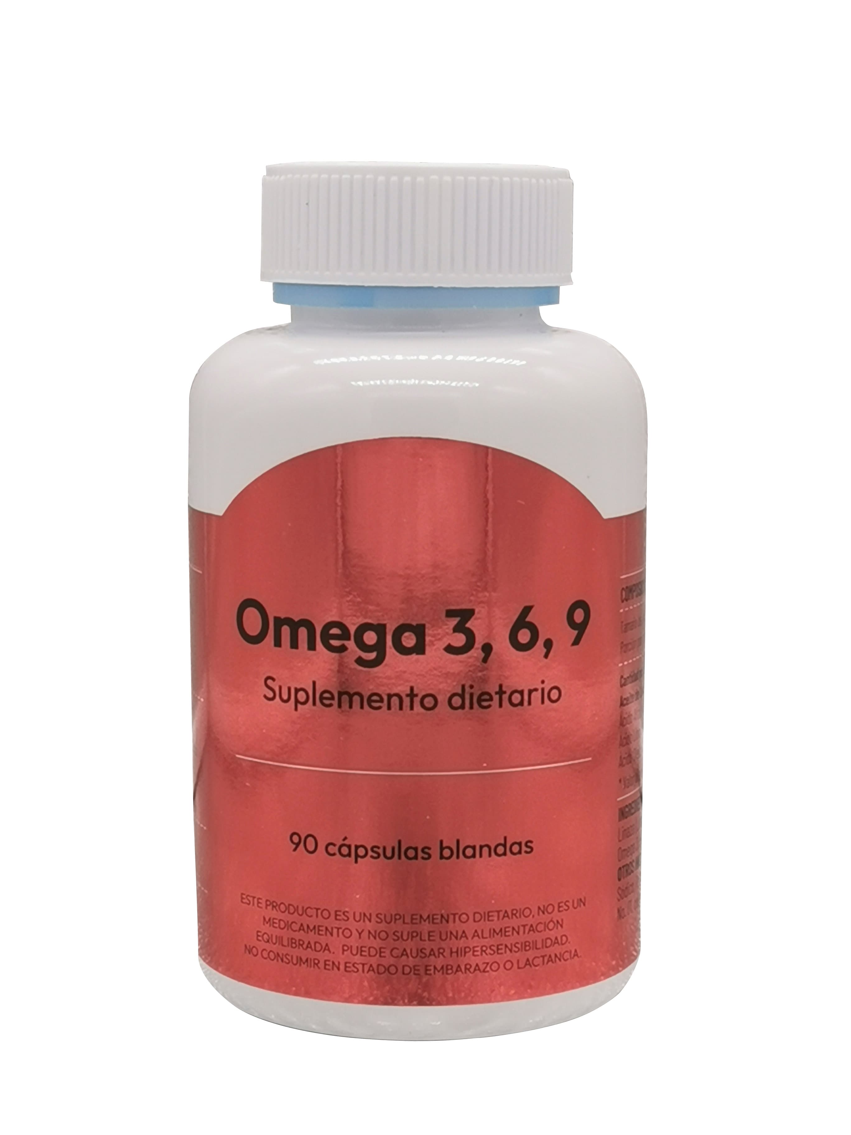 Omega 3, 6, 9 Capsulas Blandas Frasco X 90