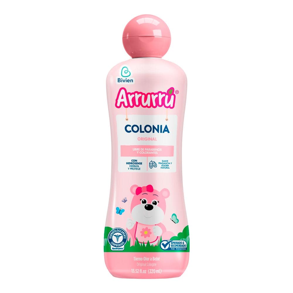 Colonia Original Arrurru Suave Fragancia Y Jojoba Frasco X 220Ml Azul