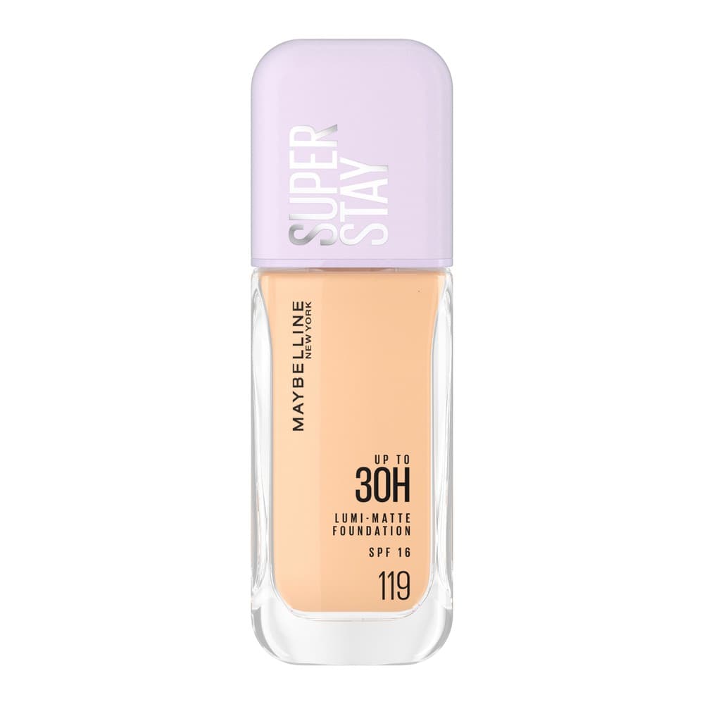 Base Líquida Maybelline Superstay Lumi Matte Acabado Mate Luminoso Tono 119 X35Ml