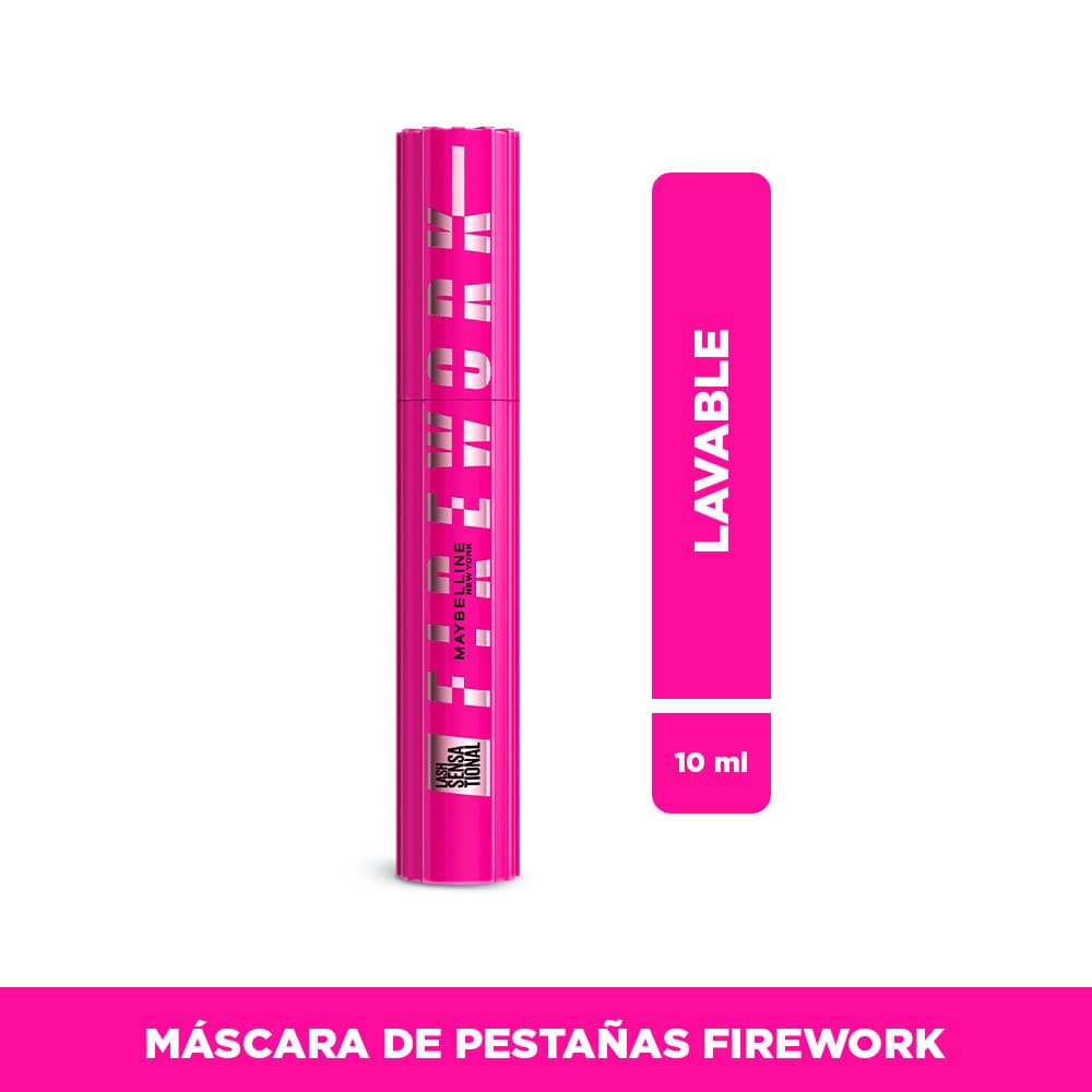 Máscara De Pestañas Maybelline Lash Sensational Firework Lavable