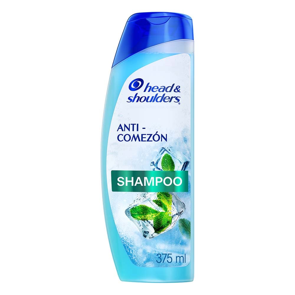Shampoo Anti-Comezon Head And Shoulder Menta Extra Refrescante Frasco X 375Ml