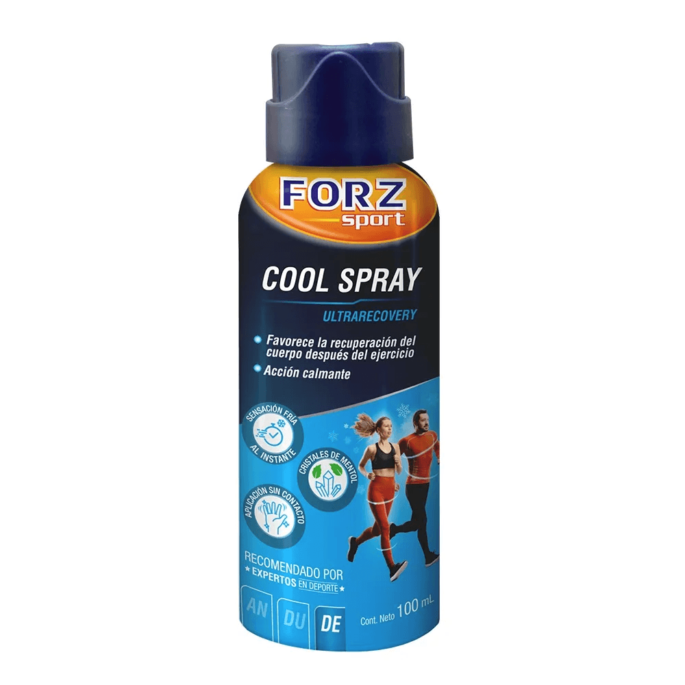 Refrescante En Aerosol Forz Sport Cool Spray Frasco X 100Ml