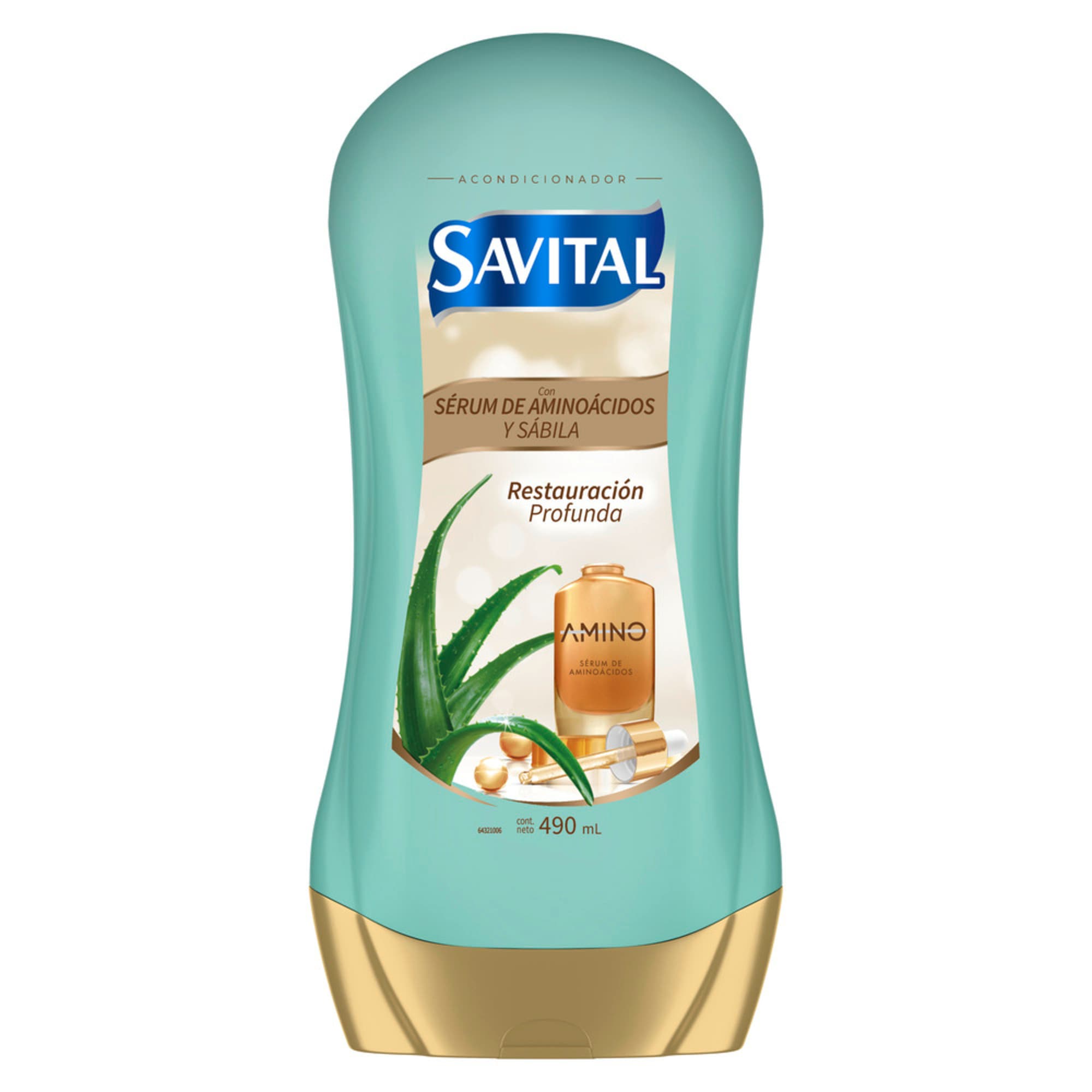 Acondicionador Savital Con Elixir De Romero Biotina Y Sabila Fco X 490Ml