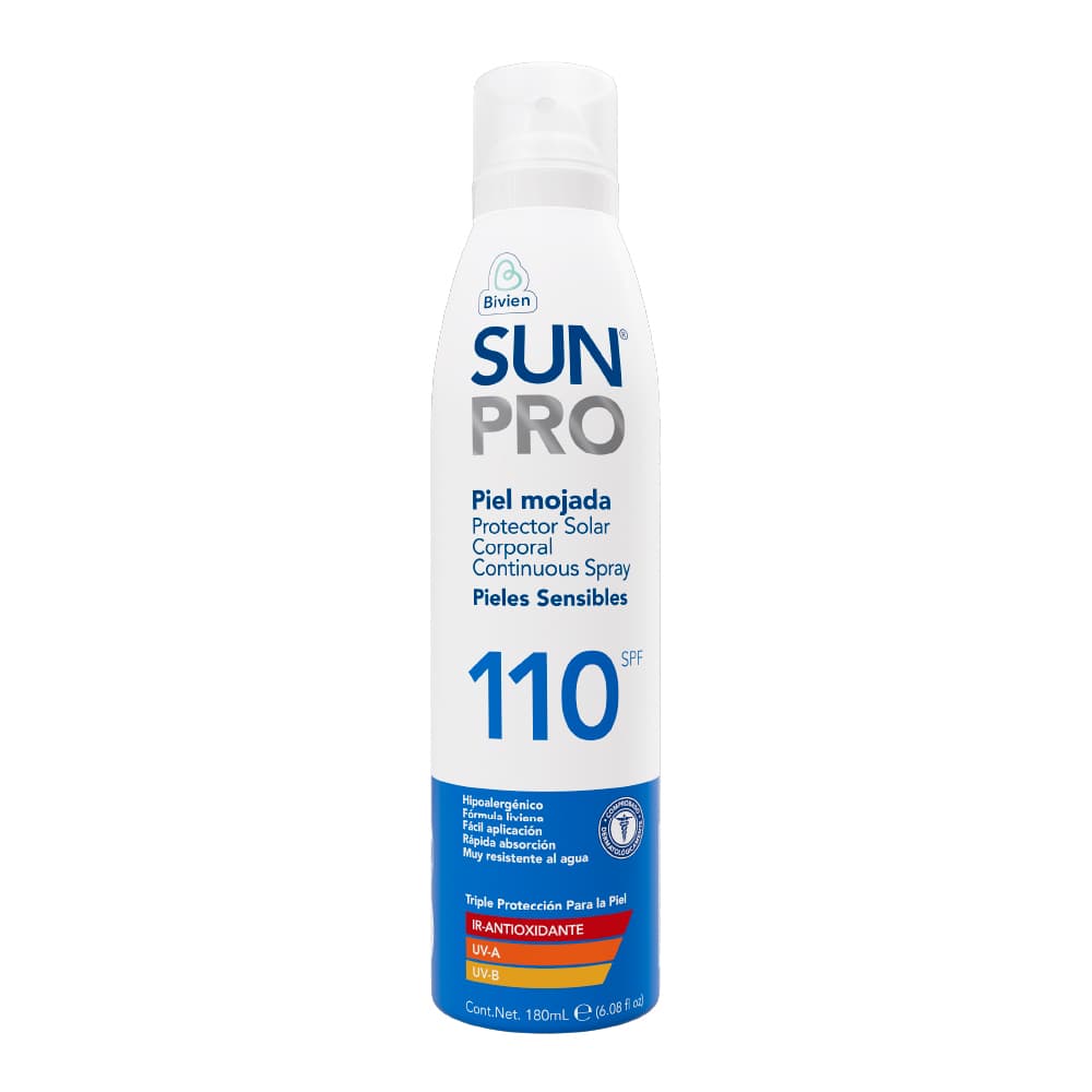 Protector Solar En Spray Sun Pro Pieles Sensibles Spf 110 Frasco X 180Ml