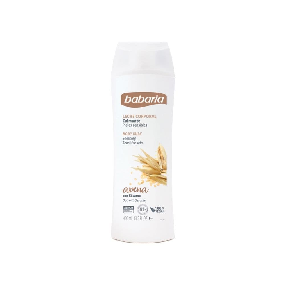Leche Corporal Babaria Calmante Piel Sensible Frasco X 400Ml Avena