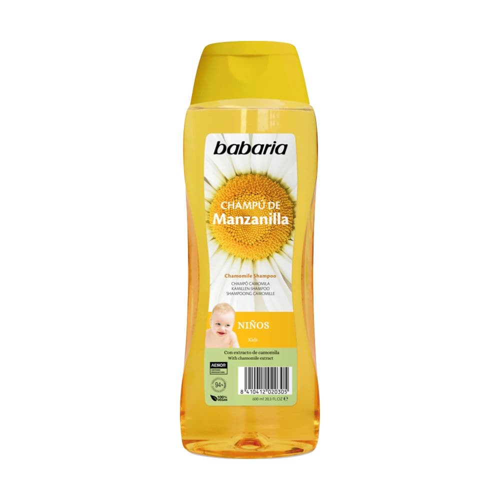 Shampoo Babaria Ninos Frasco Por 600Ml Manzanilla