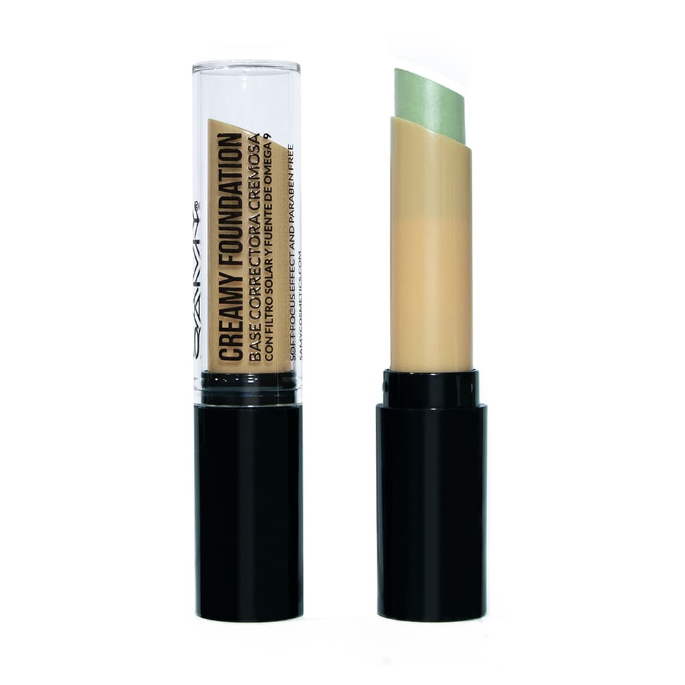 Base Correctora Cremosa En Barra Samy N 4 Verde Green Barra X 3Gr