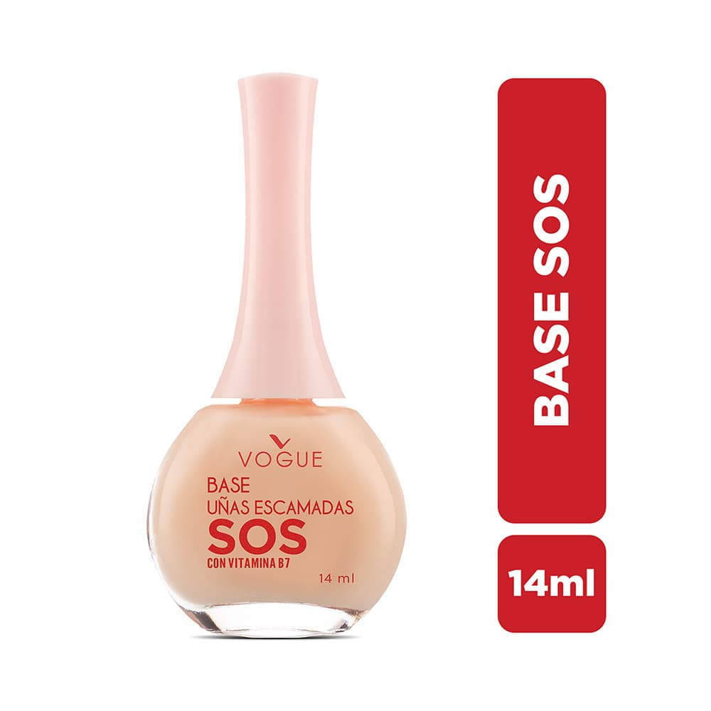 Base Uñas Escamadas Sos Tono Nude 14Ml