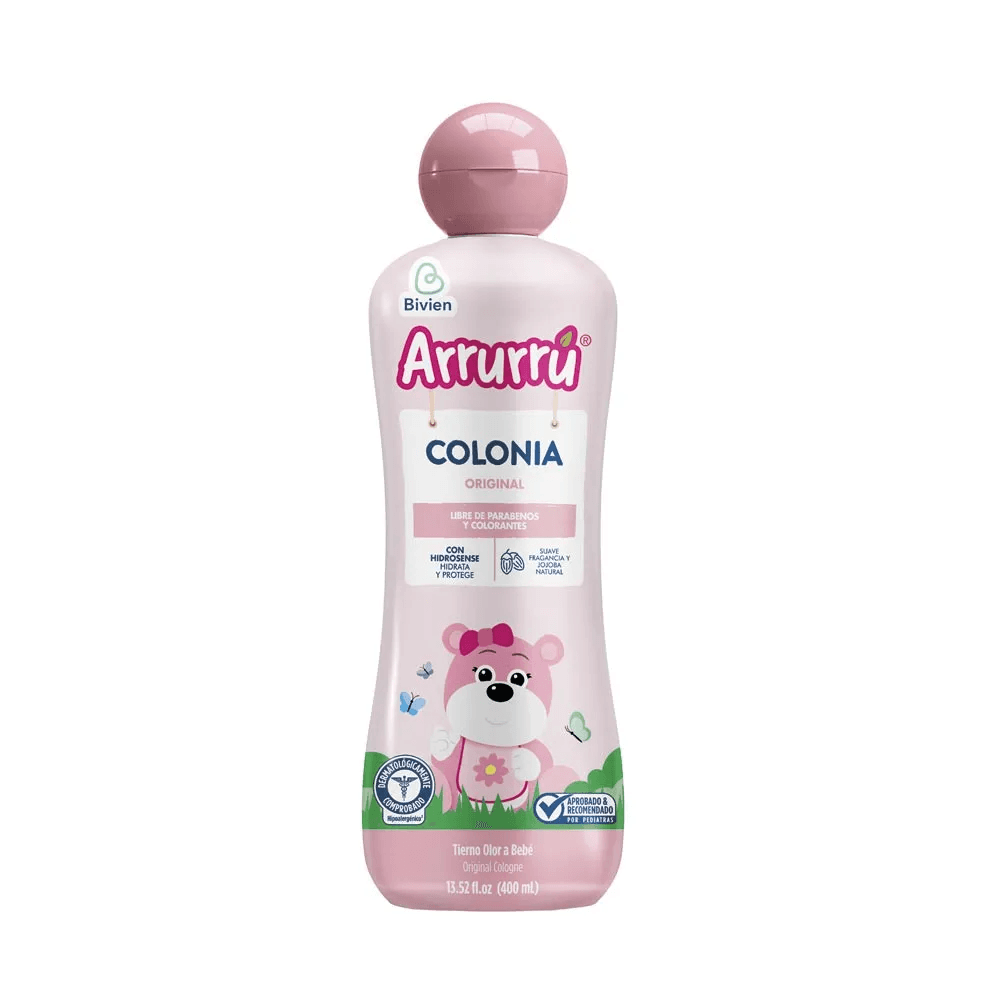 Colonia Original Arrurru Rosada Frasco Por 400Ml Bebe