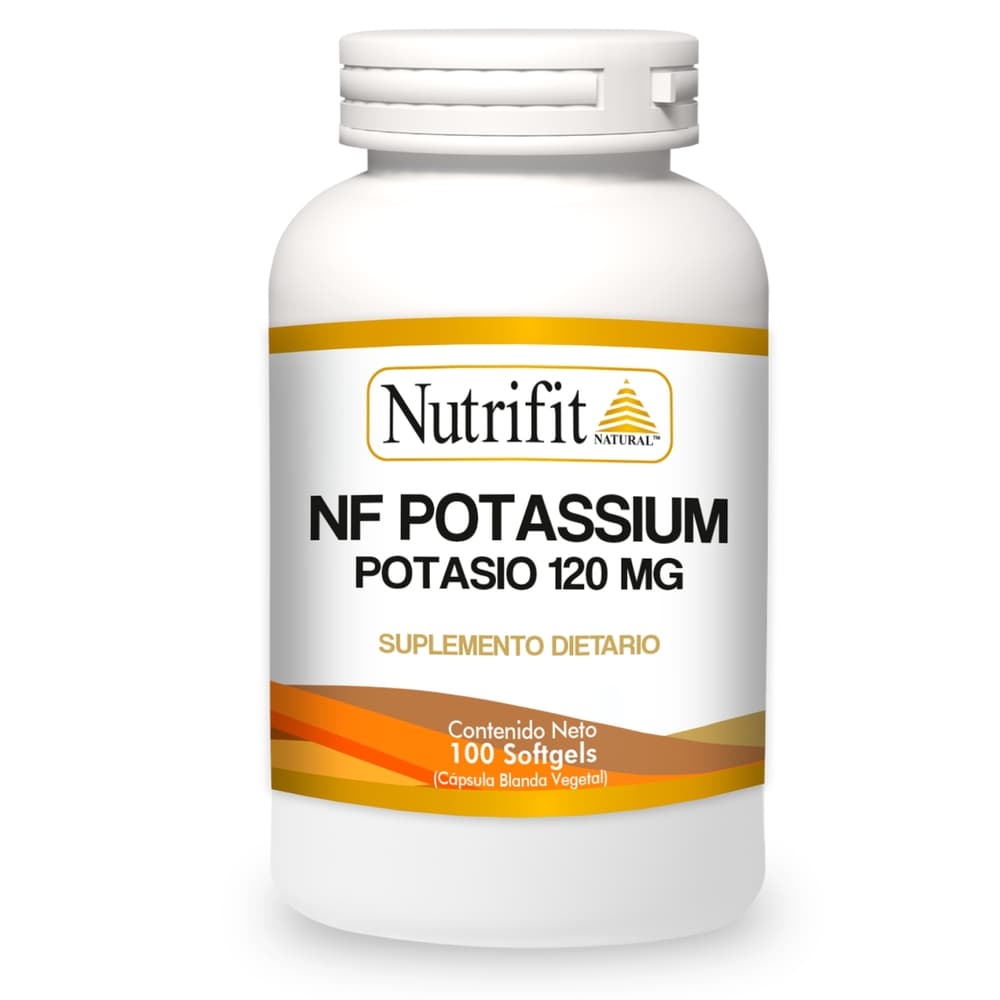Nf Potasio 120Mg Nutrifit Capsula Blanda Frasco Por 100