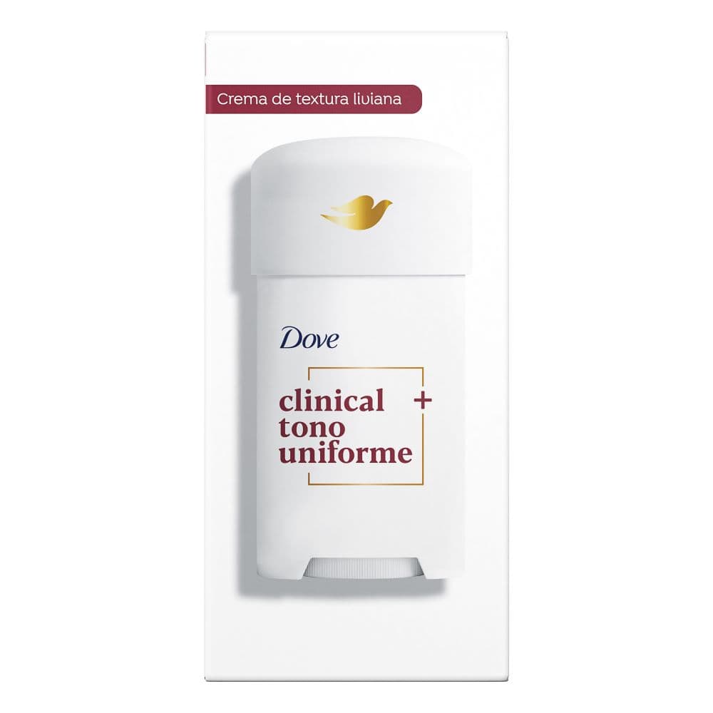 Desodorante En Crema Dove Clinical + Tono Uniforme Barra Por 58Gr