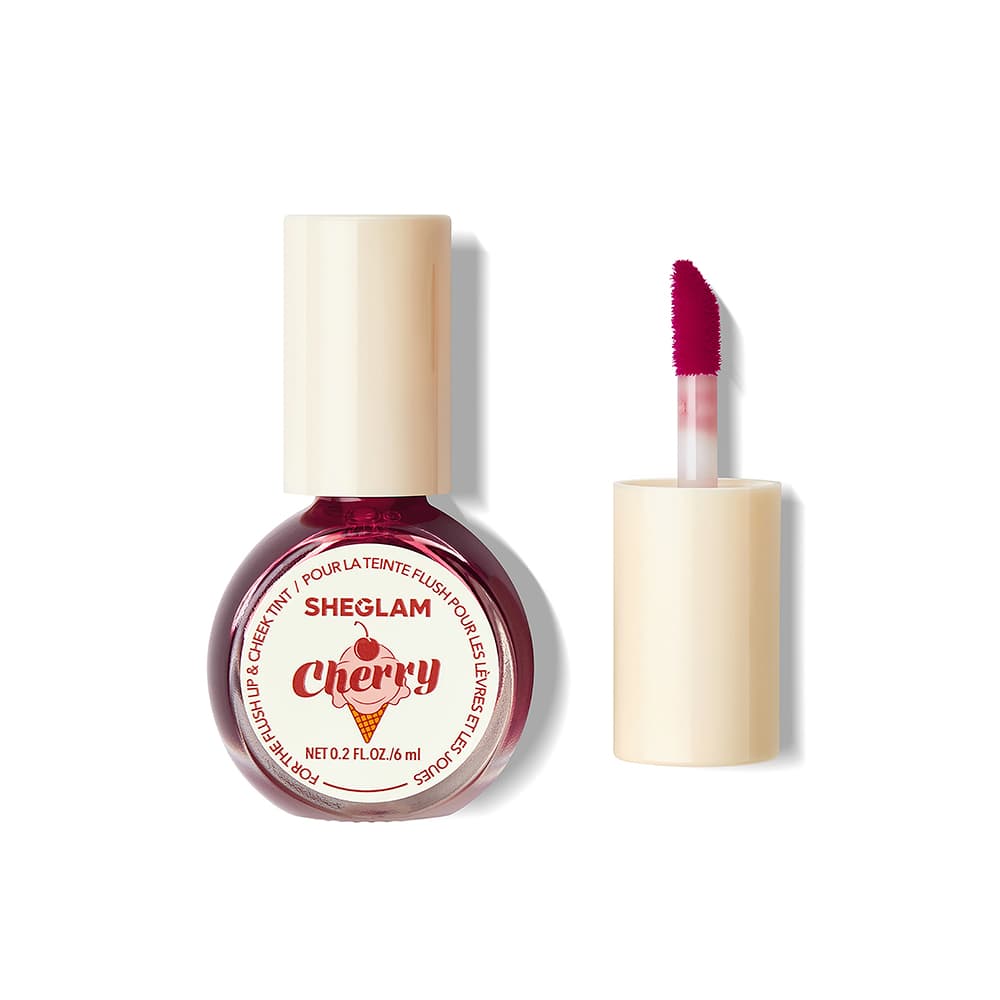 Tinta De Labios Sheglam Flush Lip Y Cheek Tint Frasco 6Ml Cherry Picked