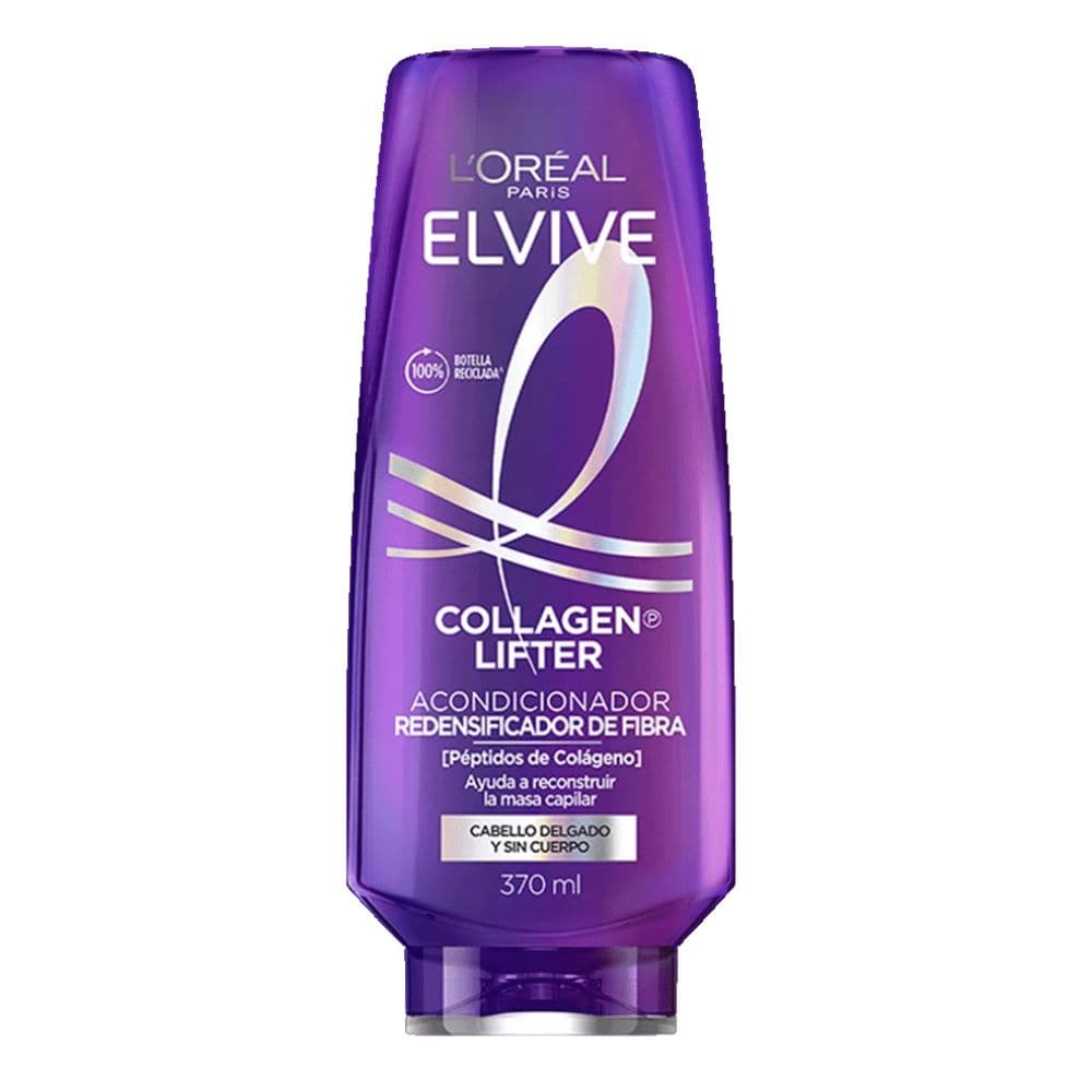 Acondicionador Redensificador Loreal Paris Elvive Collagen Lifter Fco X 370Ml