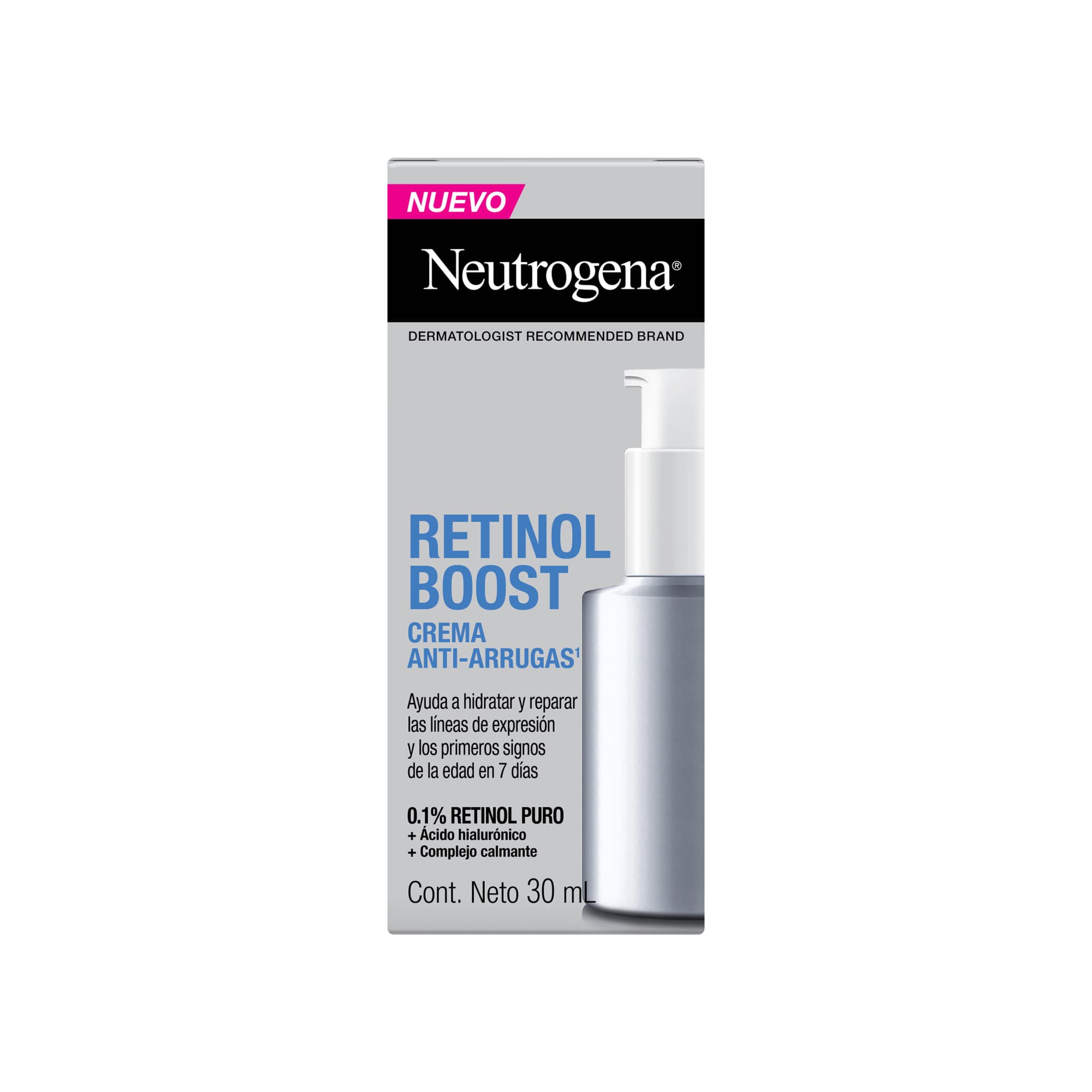 Crema Anti Arrugas Neutrogena Retinol Boost Fco X 30Ml