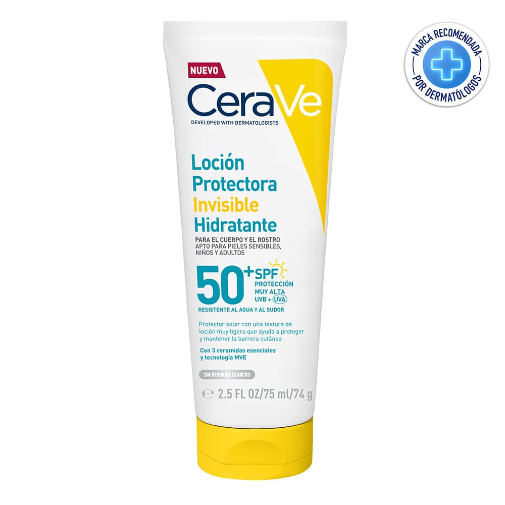 Locion Protectora Cerave Invisible Hidratante 50+ Spf Tub X 75Ml