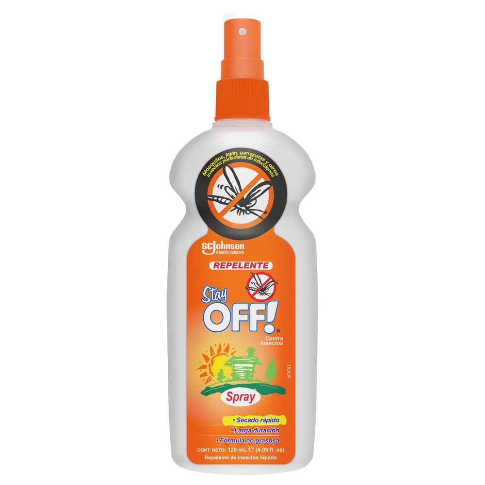 Repelente Spray Stay Off Frasco X 120 Ml