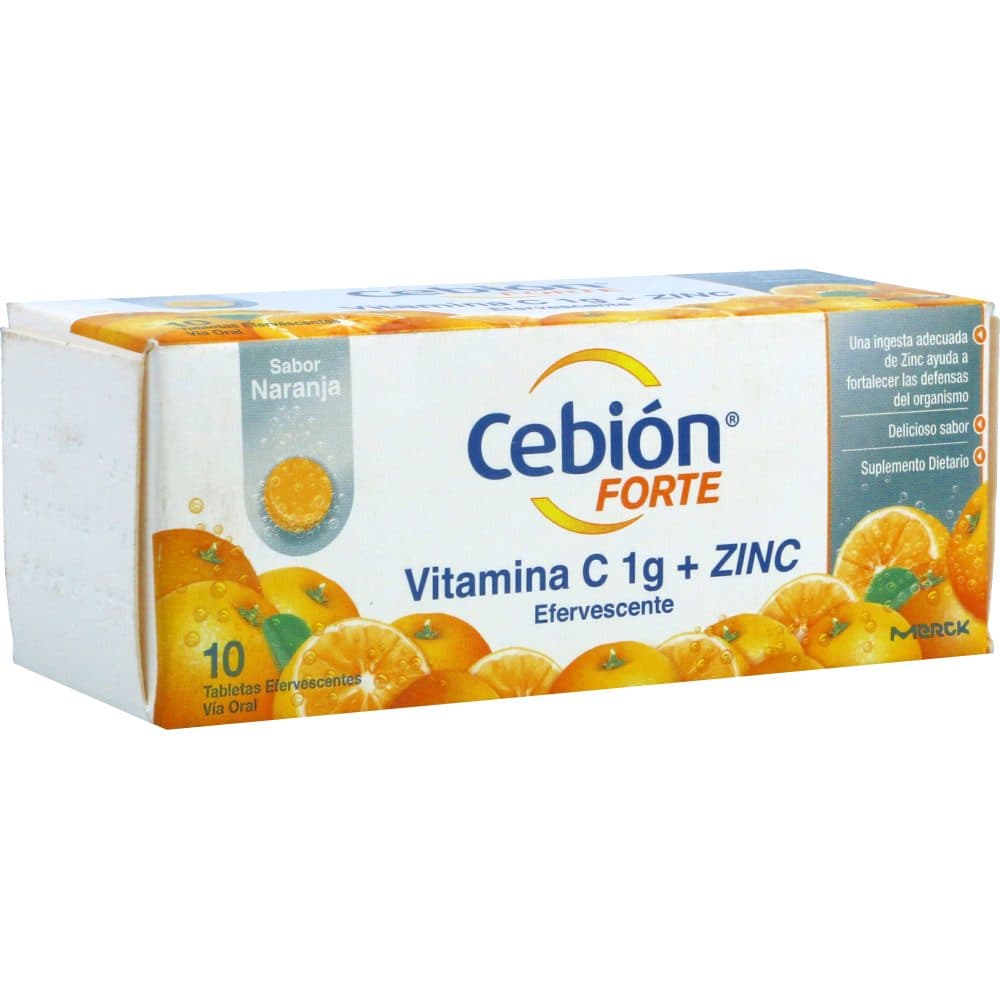 Cebión Forte Forte Tubo X 10 Tabletas Efervescentes