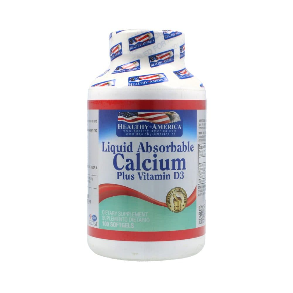 Liquid Absorbable Calcium Plus Vit D3 Cápsula Blanda Frasco X 100