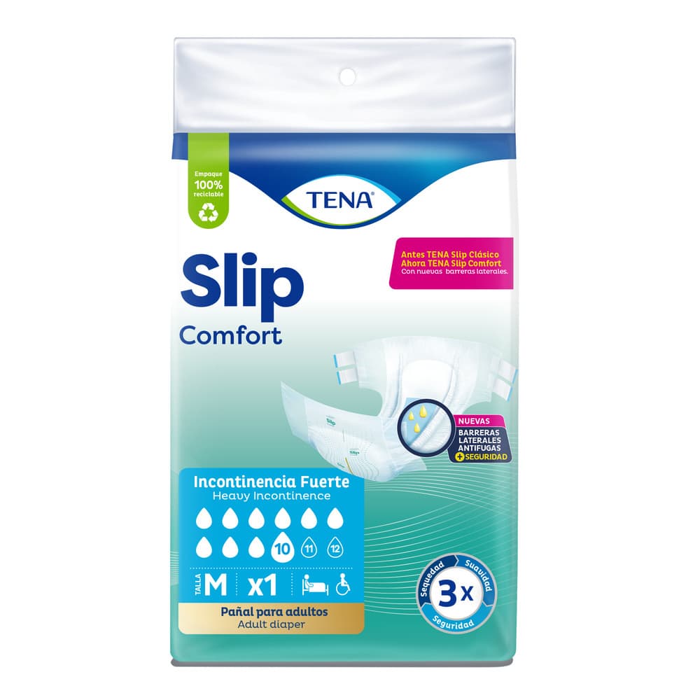 Pañal Tena Slip Comfort M X1