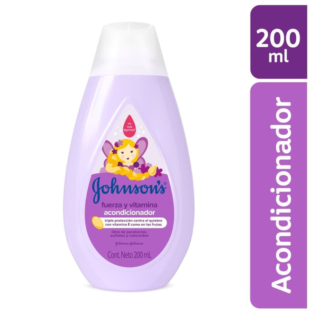 Acondicionador Emulsión Johnsons Frasco X 200Ml Fuerza Y Vitamina