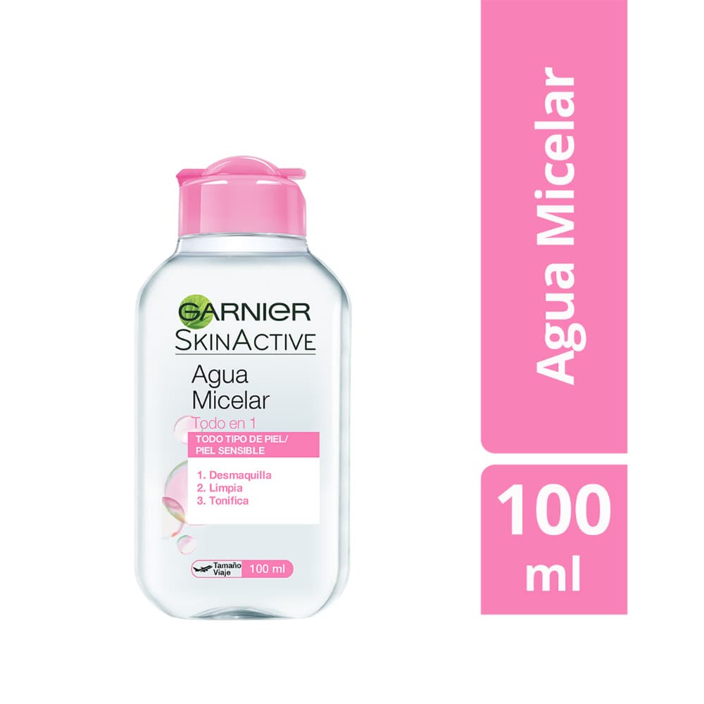 Agua Micelar Garnier Skin Active Todo En 1 100Ml
