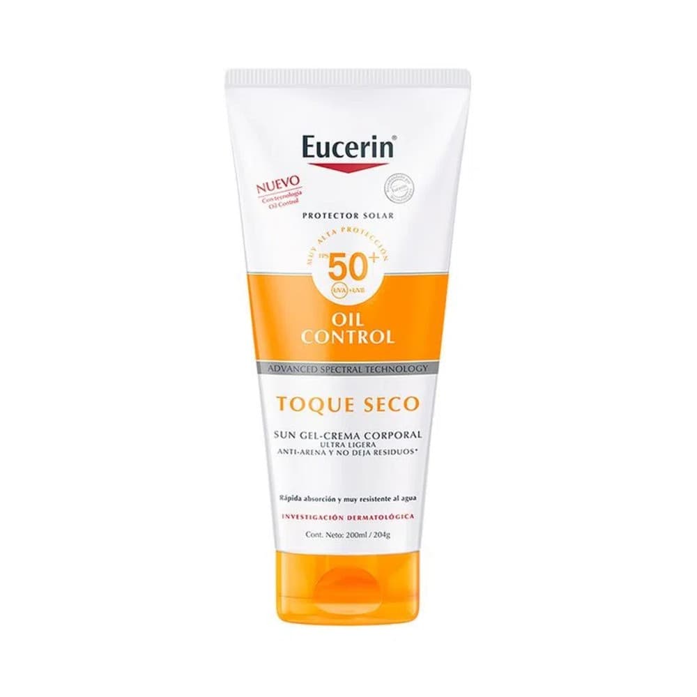 Proyector Solar Oil Control Eucerin Spf50+ Toque Seco Tub X 200Ml