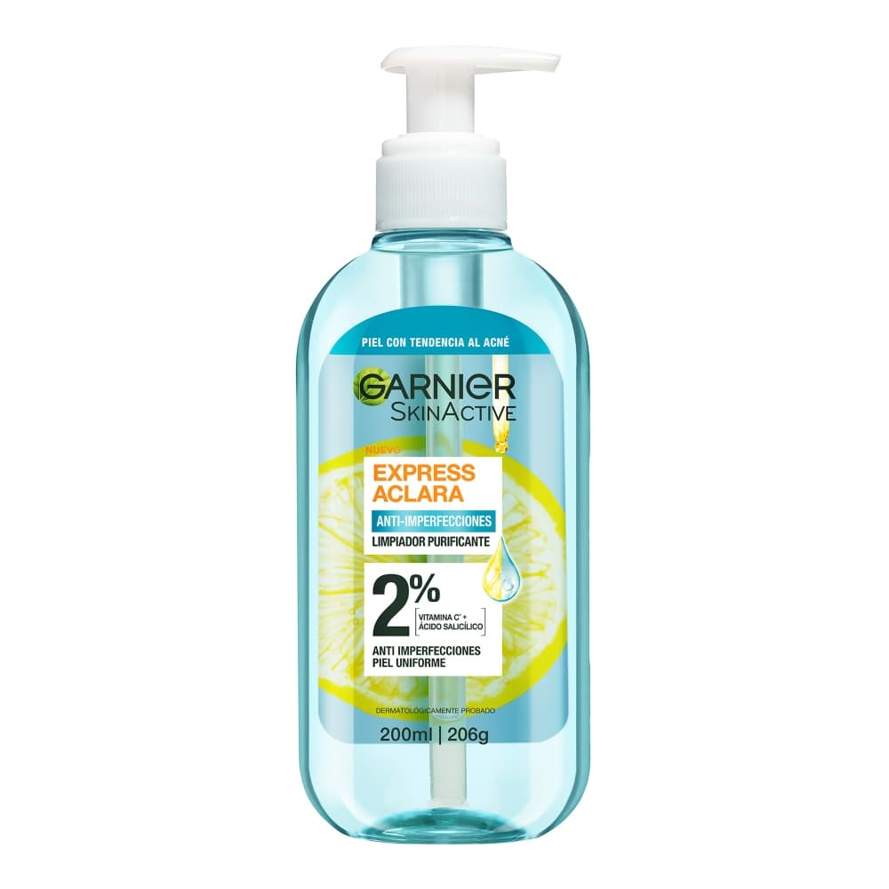 Limpiador Purificante Garnier Express Aclara Anti Imperfecciones 200Ml