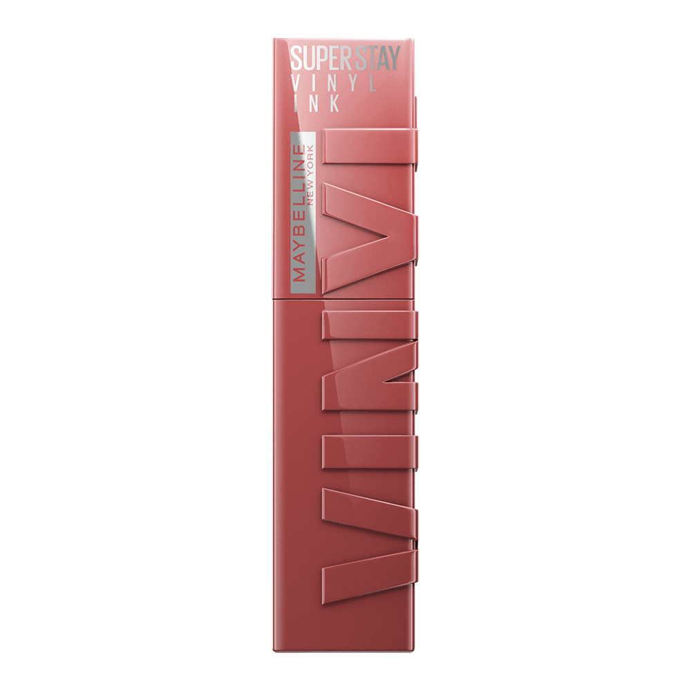 Labial Líquido Maybelline Super Stay Vinyl Ink Acabado Brillante Tono Peppy 4.2 Ml