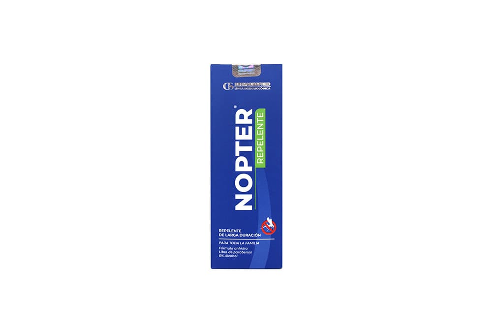 Repelente Nopter De Larga Duracion Frasco Por 120Ml